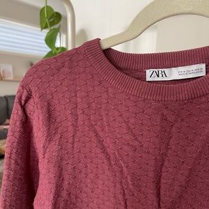 Zara cropped shirt with detailing